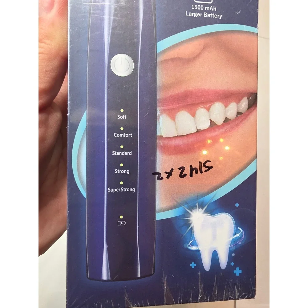 Dynasonic Plaque Remover & Polisher Dynatip Sonic Tooth Cleaner Navy Blue NEW A6